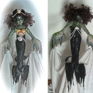 OOAK Oddity Evil Mermaid Vintage Porcelain Doll